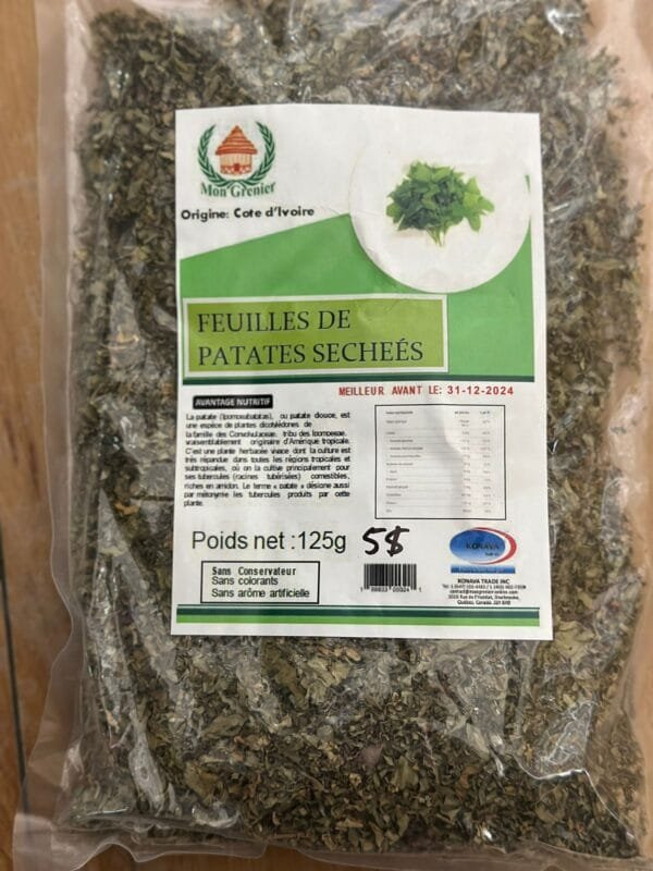 Feuilles De Patates Séchées