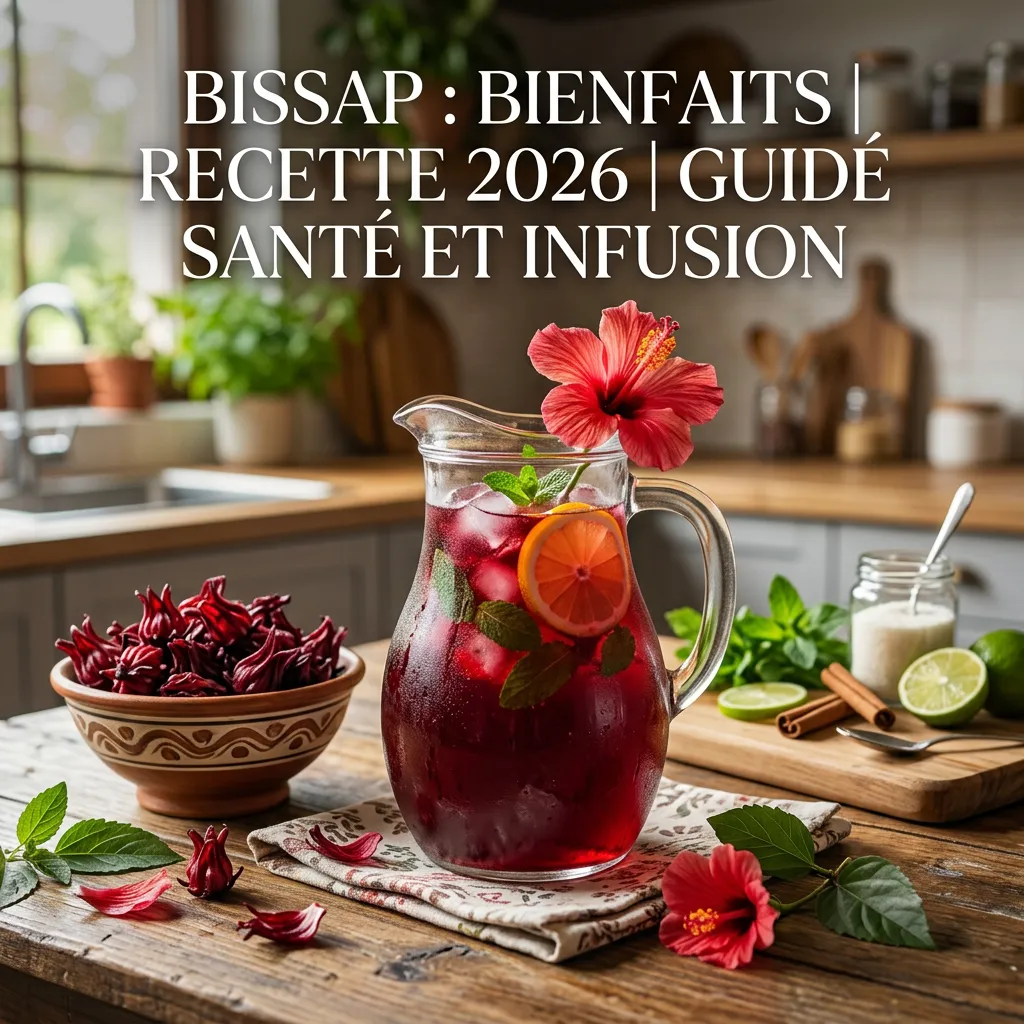 Accueil Bissap bienfaits recette 2026 Guide santé et infusion